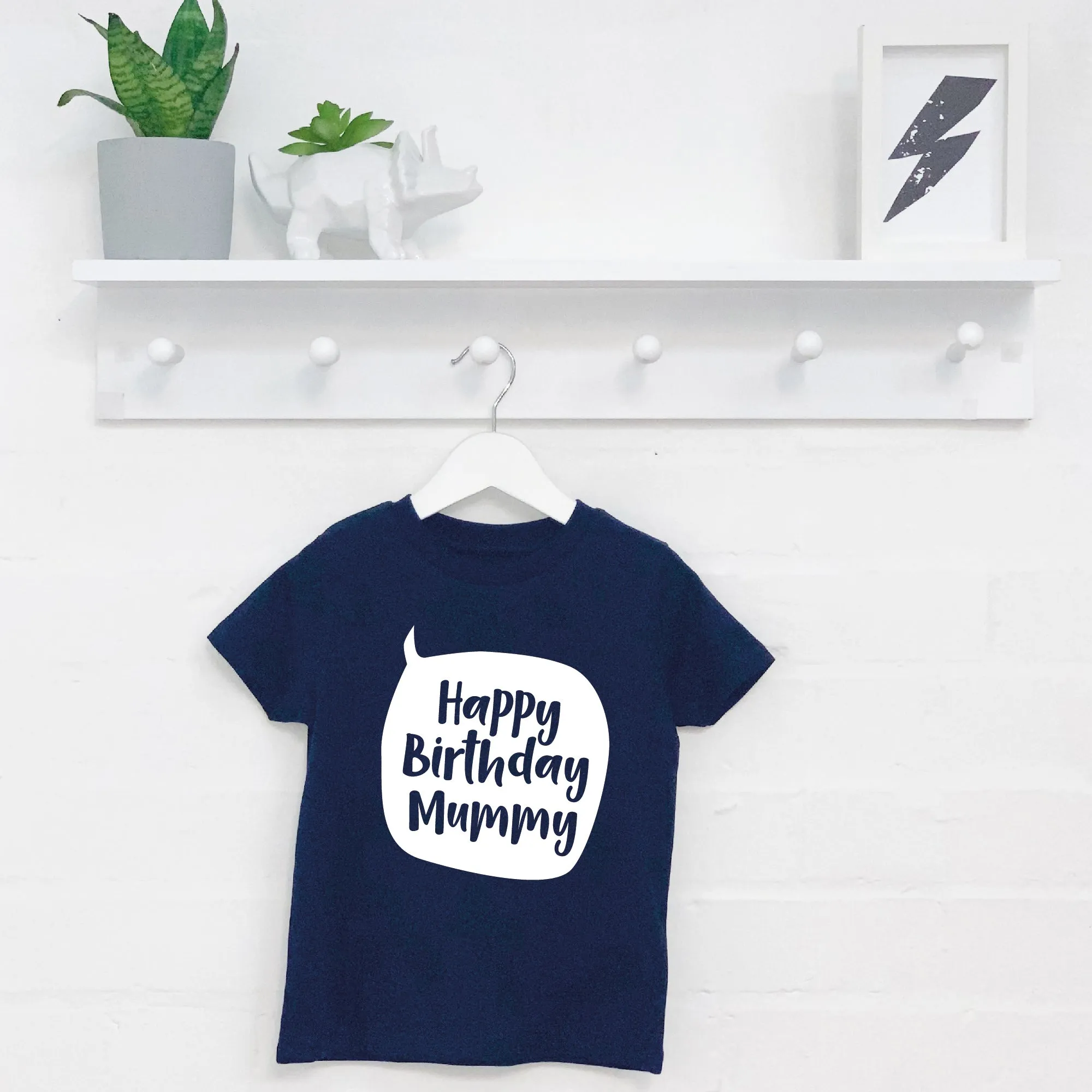 Personalised Happy Birthday Speech Bubble Kids T Shirt