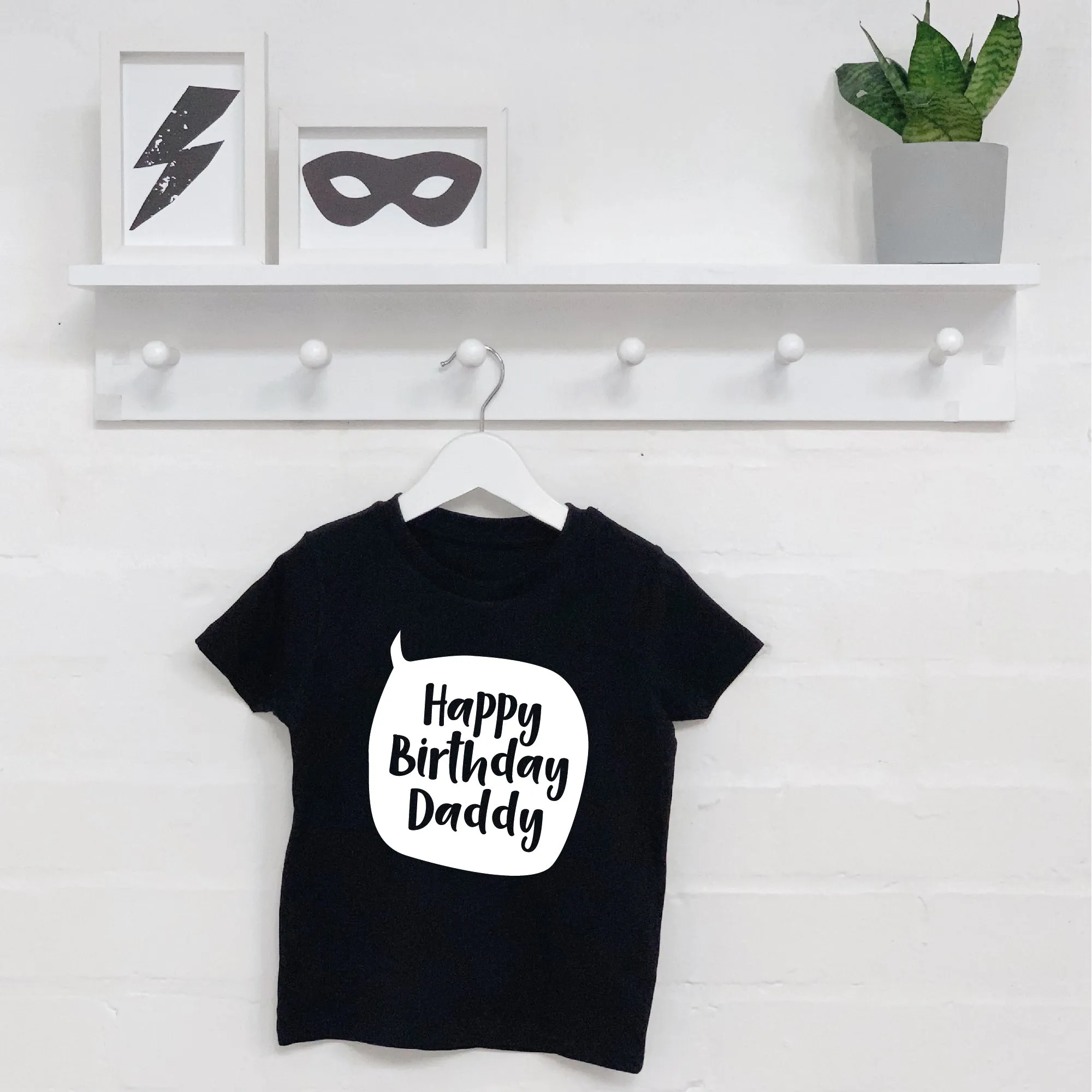 Personalised Happy Birthday Speech Bubble Kids T Shirt