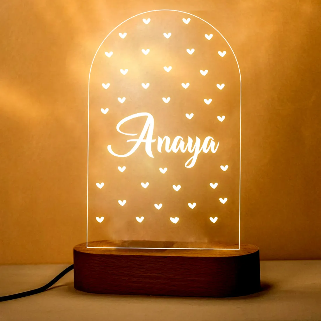 Personalized Custom LED Lamp Kids Room Night LED Light - Add Name