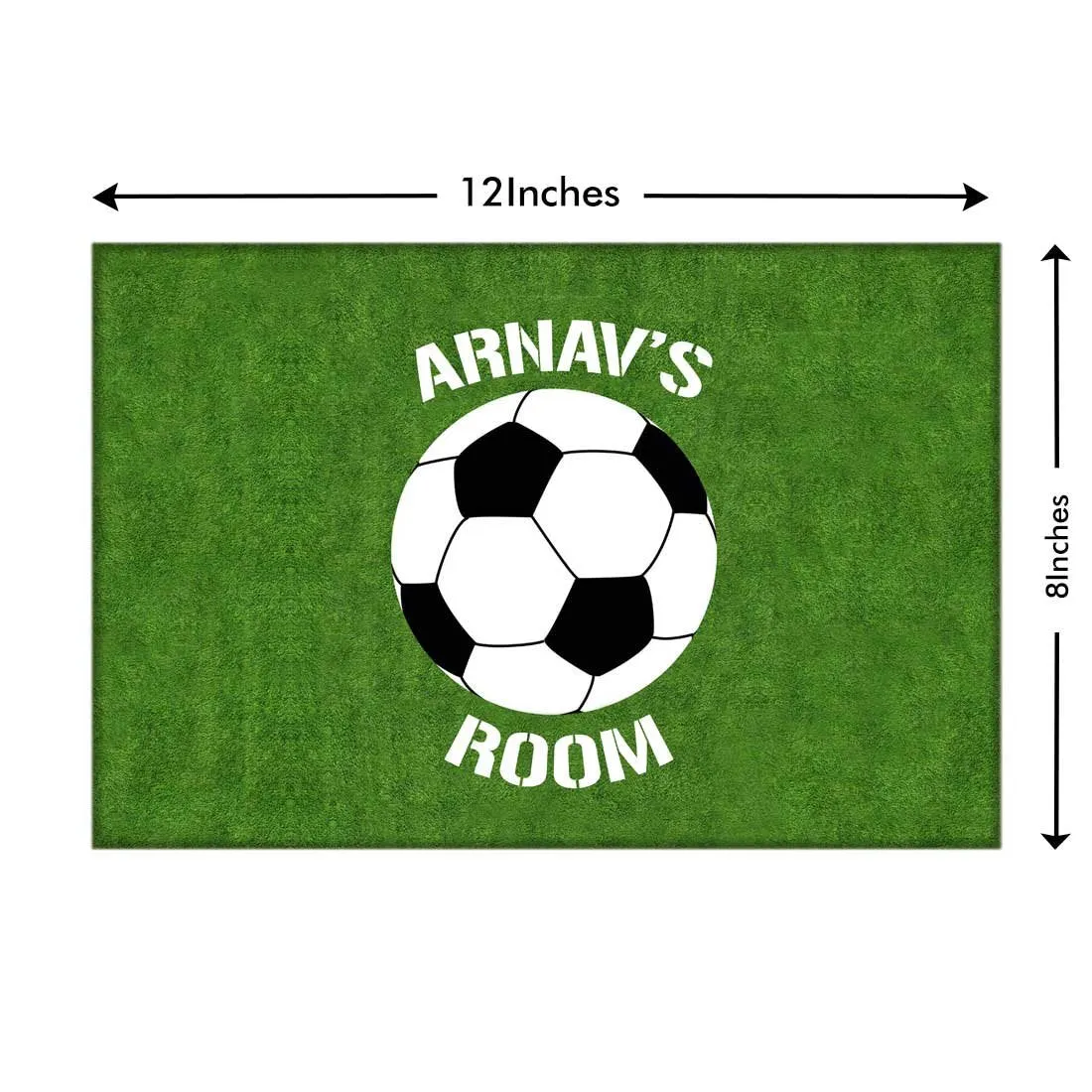 Personalized Kids Room Door Sign - NC-CUS-DOOR-0004 - Football