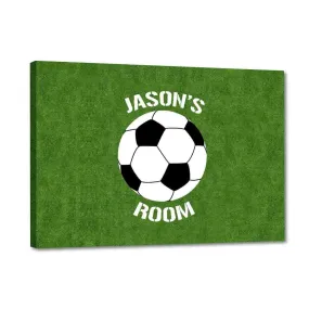 Personalized Kids Room Door Sign - NC-CUS-DOOR-0004 - Football