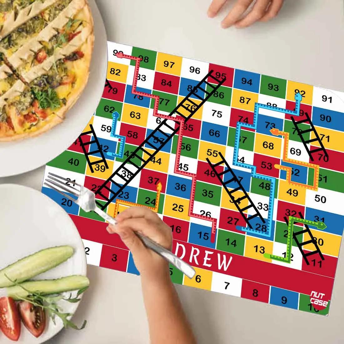 Personalized Tablemat Return Gifts for Birthday Kids - Snake and Ladder