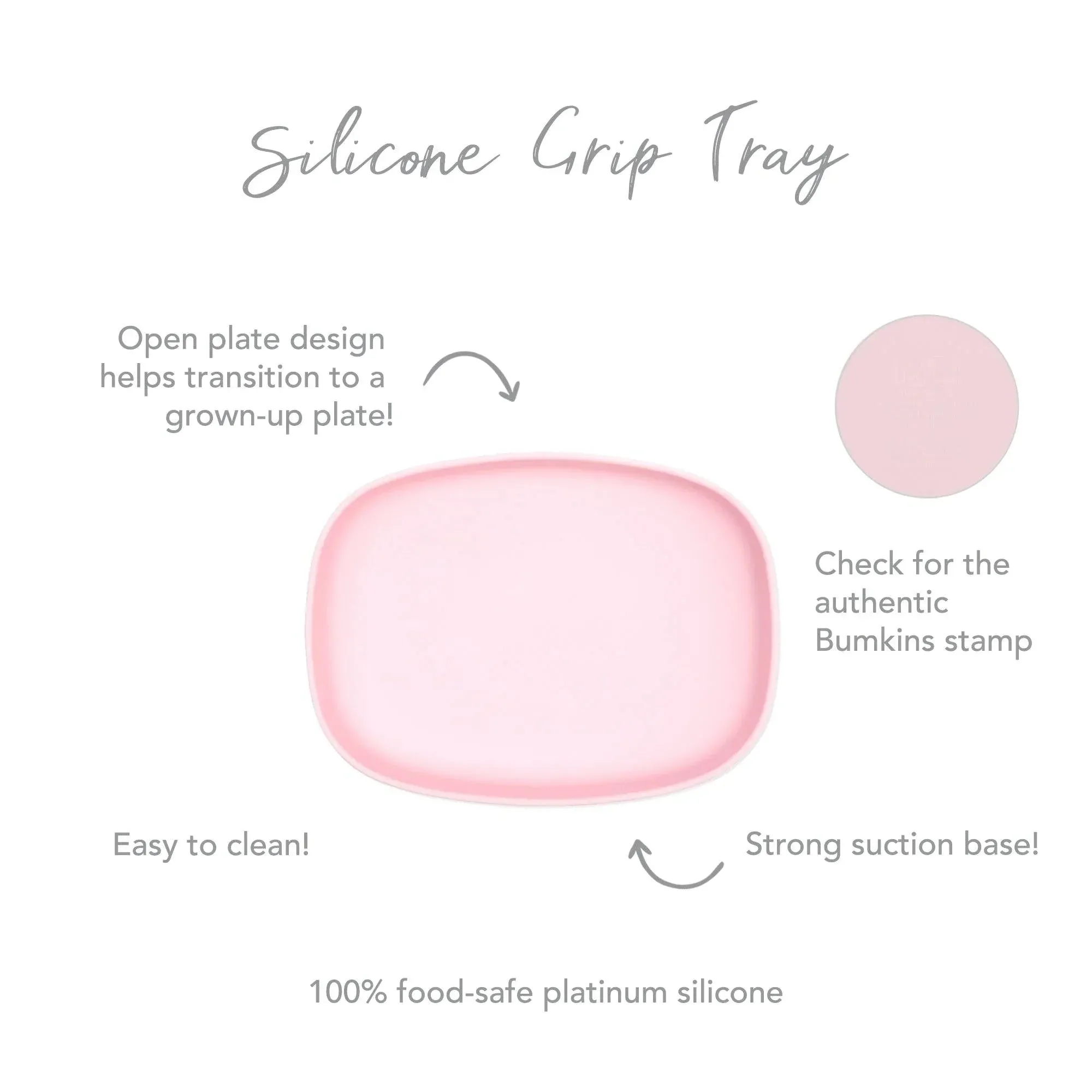 Pink Silicone Tray