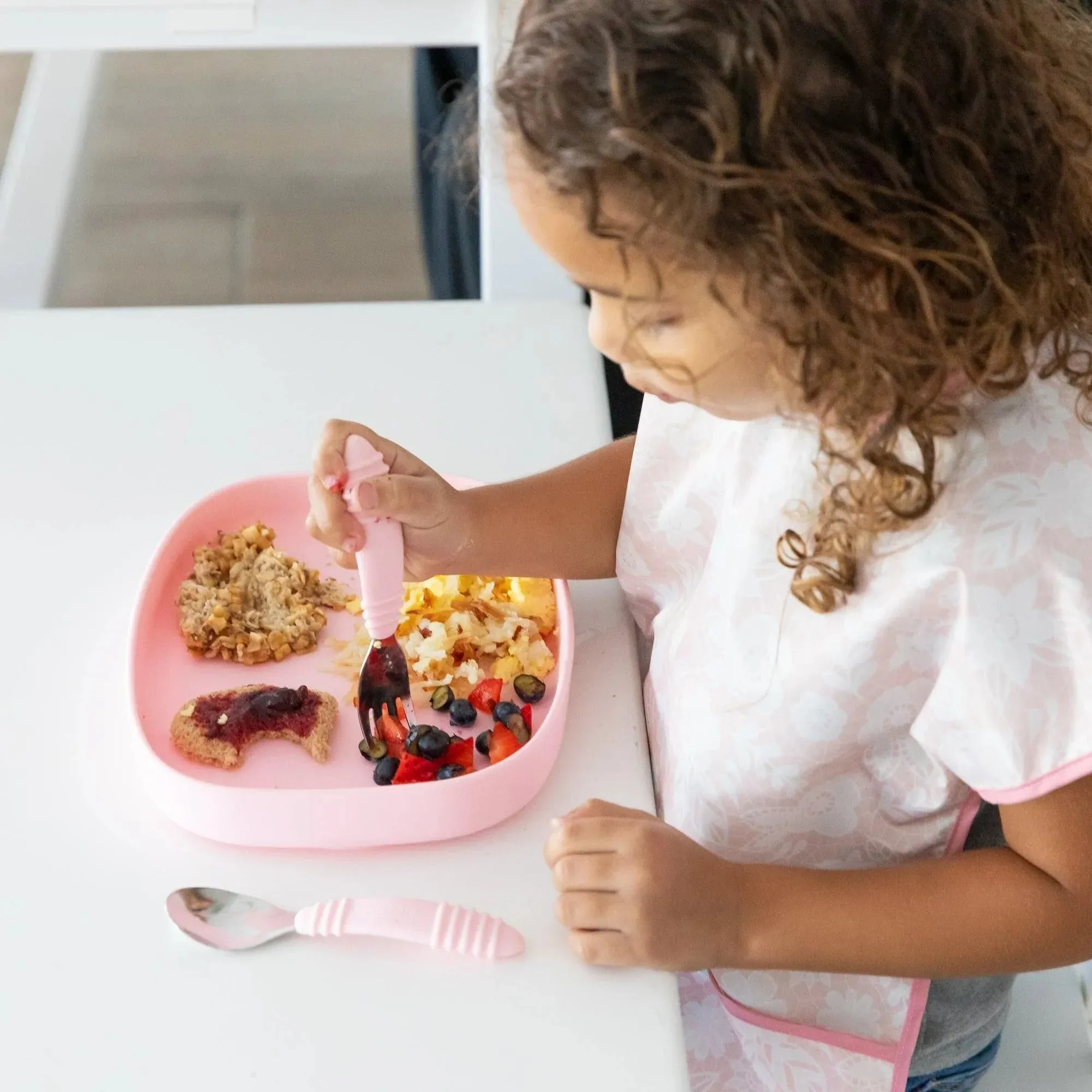 Pink Silicone Tray