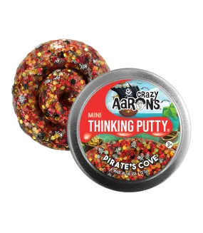 0.47oz Crazy Aaaron's Thinking Putty Pirate's Cove Mini Tin