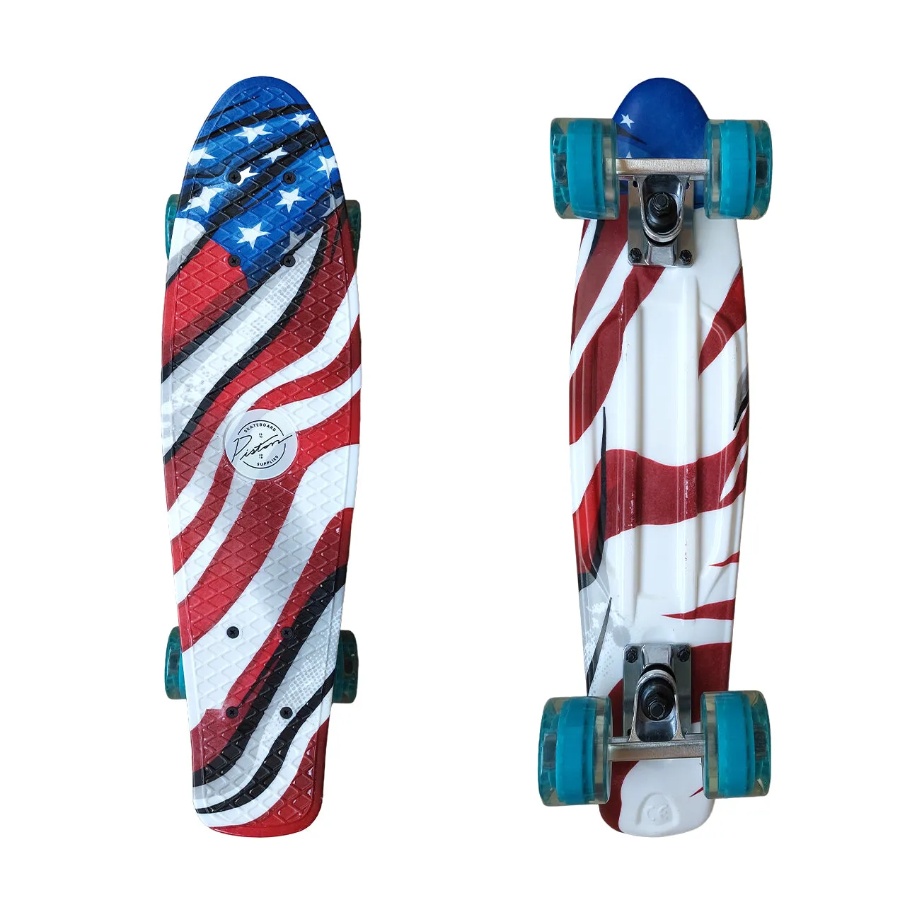 Piston plastic Skateboards for Kids 22 inches- Full Print