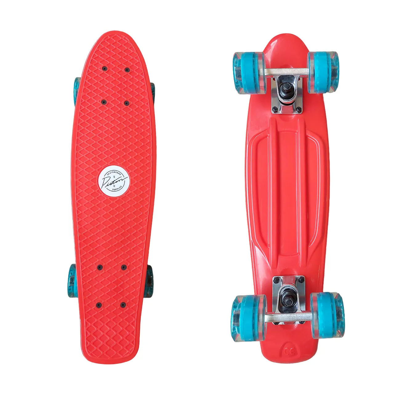 Piston plastic Skateboards for Kids 22 inches- Solid Colour