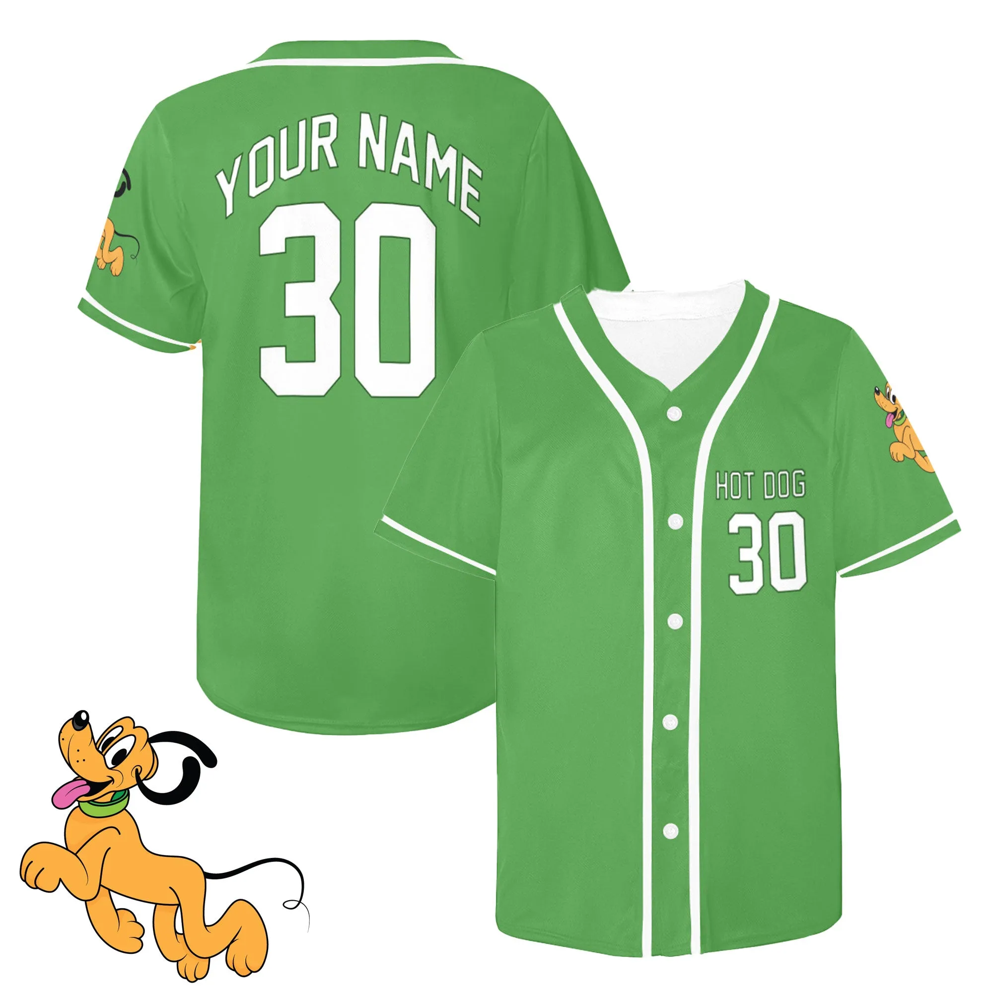 Pluto Customizable Jersey (Adults And Kids Sizes)