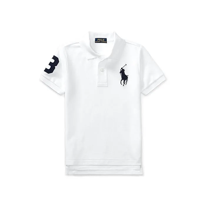 Polo Ralph Lauren Kids Big Pony Cotton Mesh Polo Shirt (Little Kids)