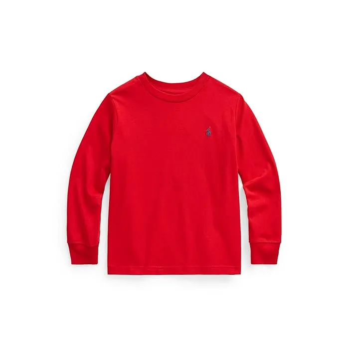 Polo Ralph Lauren Kids Cotton Jersey Long Sleeve Tee (Little Kids)