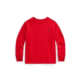 Polo Ralph Lauren Kids Cotton Jersey Long Sleeve Tee (Little Kids)