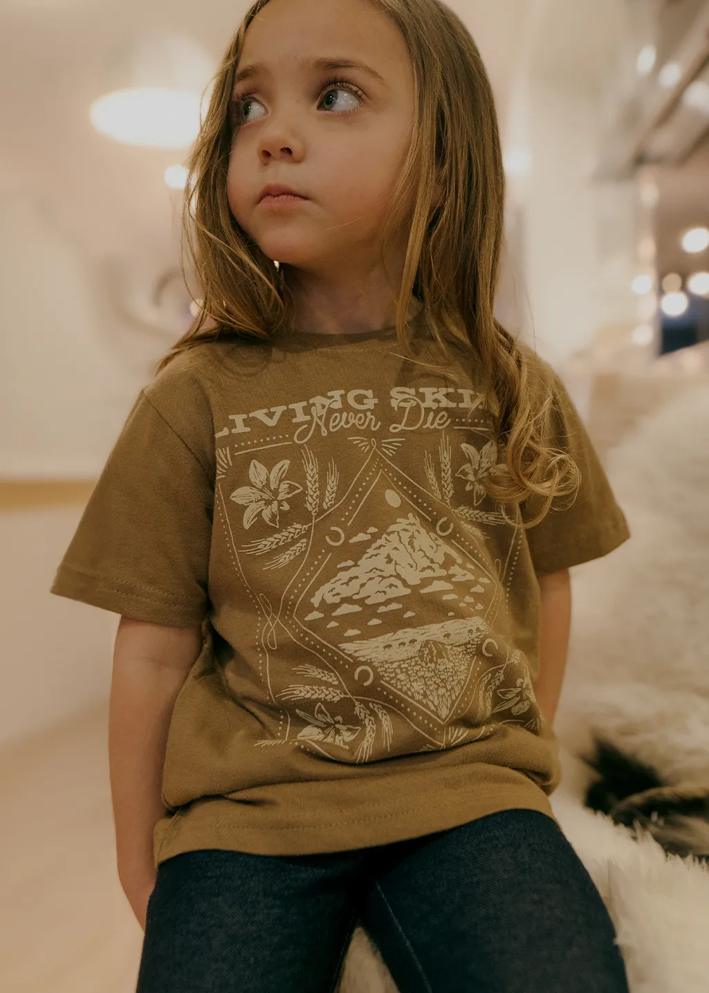 Prairie Dreamscape Tee | Tumbleweed | Kids