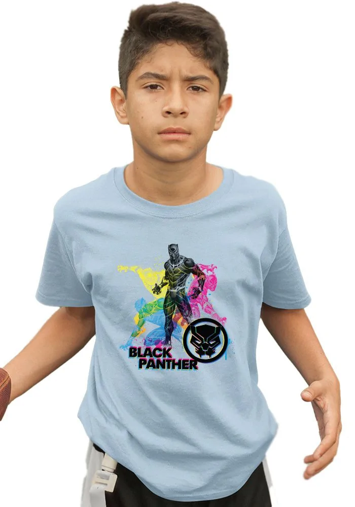 Prancing Black Panther Sr Kids T-Shirt