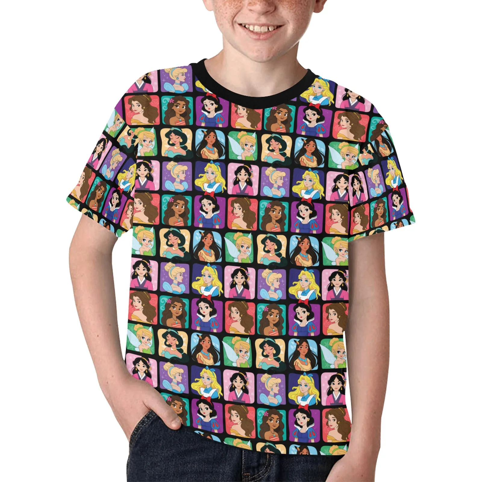 Princess Portraits Kids' T-shirt