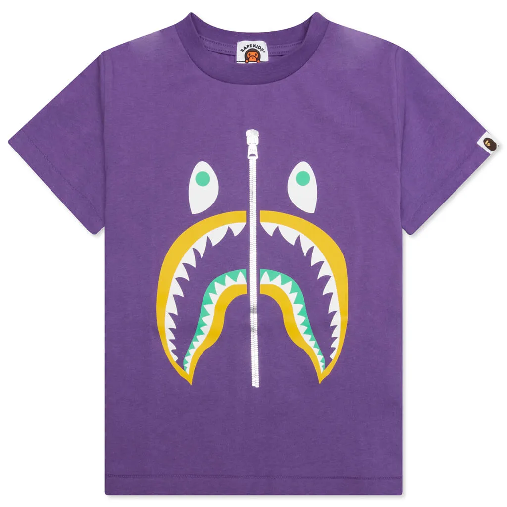 Purple Shark T-Shirt for Kids