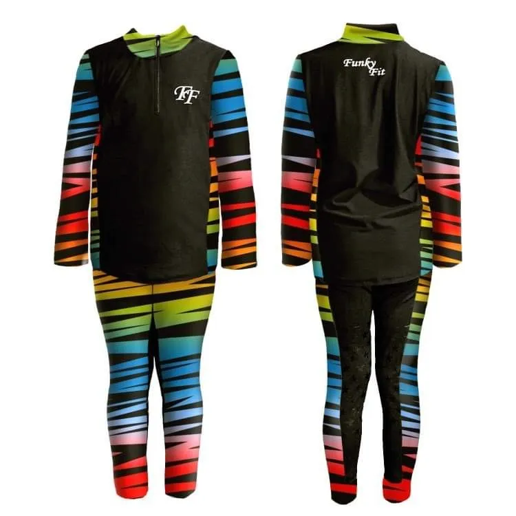 Rainbow Zebra Jodhpurs - Kids