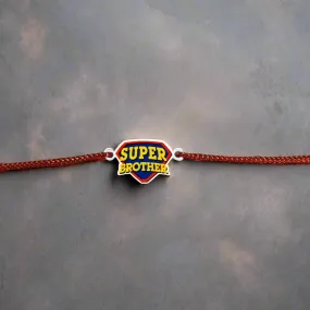 Raksha Bandhan Rakhi for Brother Designer Kids Rakhi - Super Brother