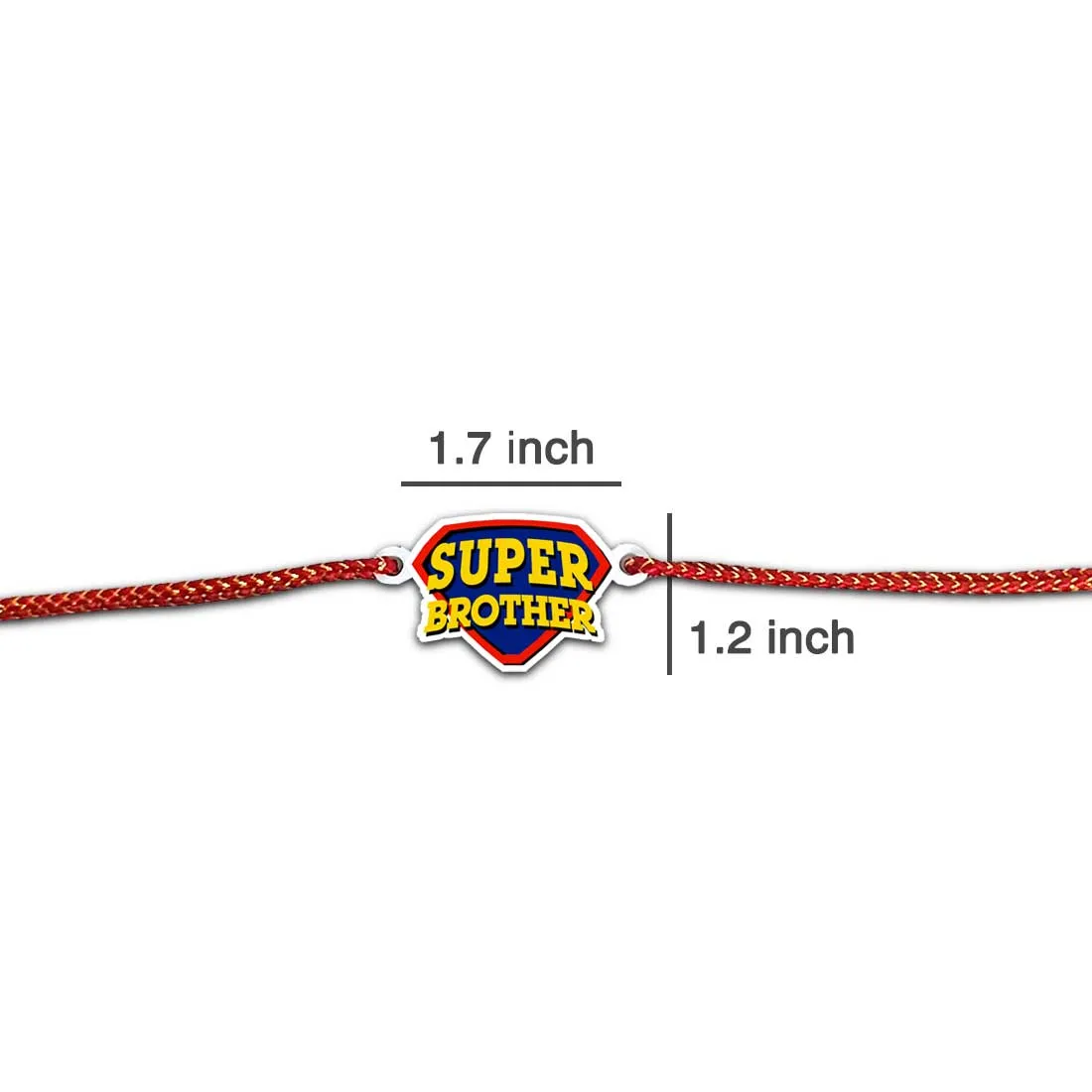 Raksha Bandhan Rakhi for Brother Designer Kids Rakhi - Super Brother