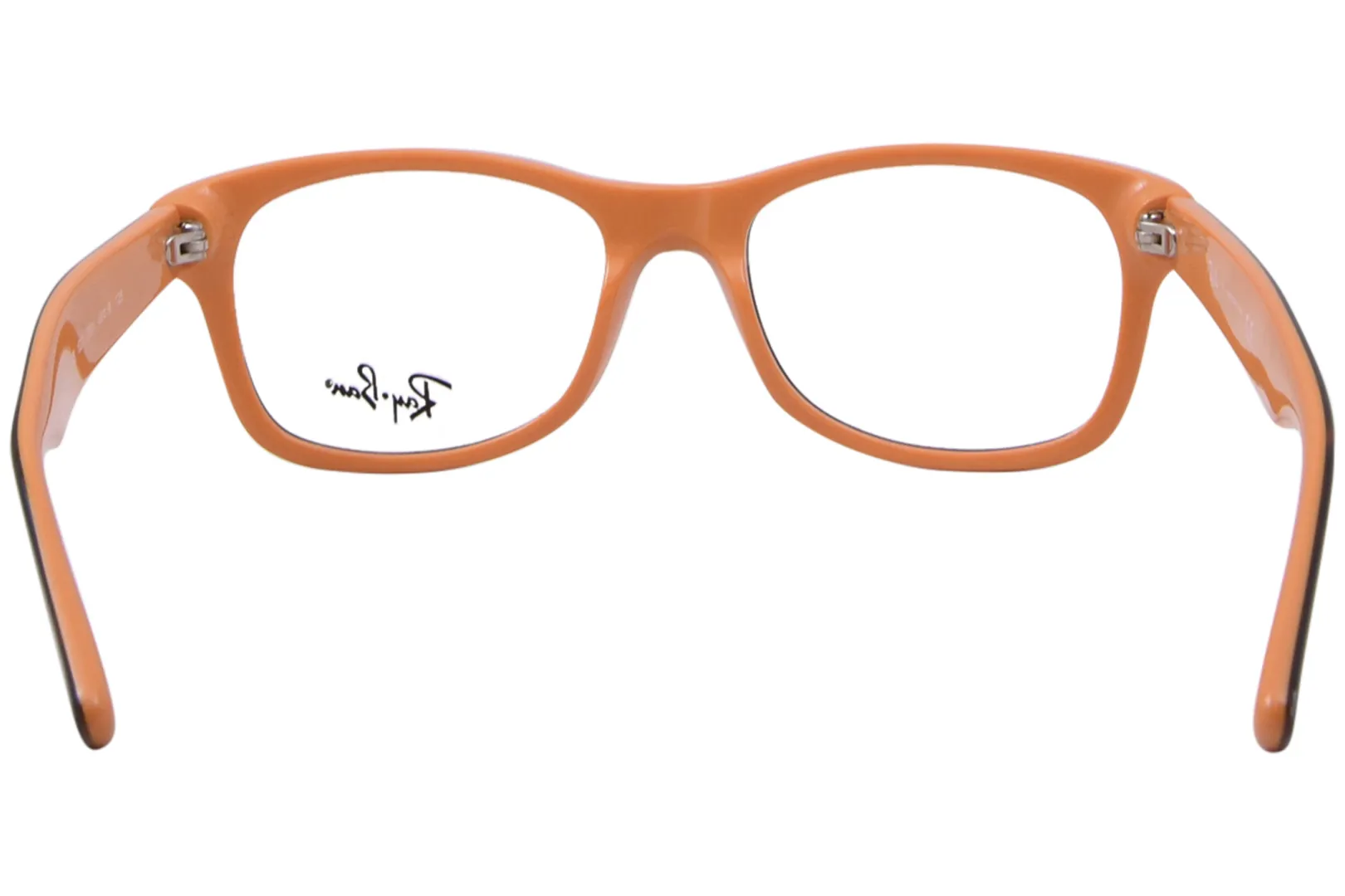 Ray Ban RY1528 3661 Eyeglasses Youth Kids Top Havana/Orange Full Rim 46-16-125