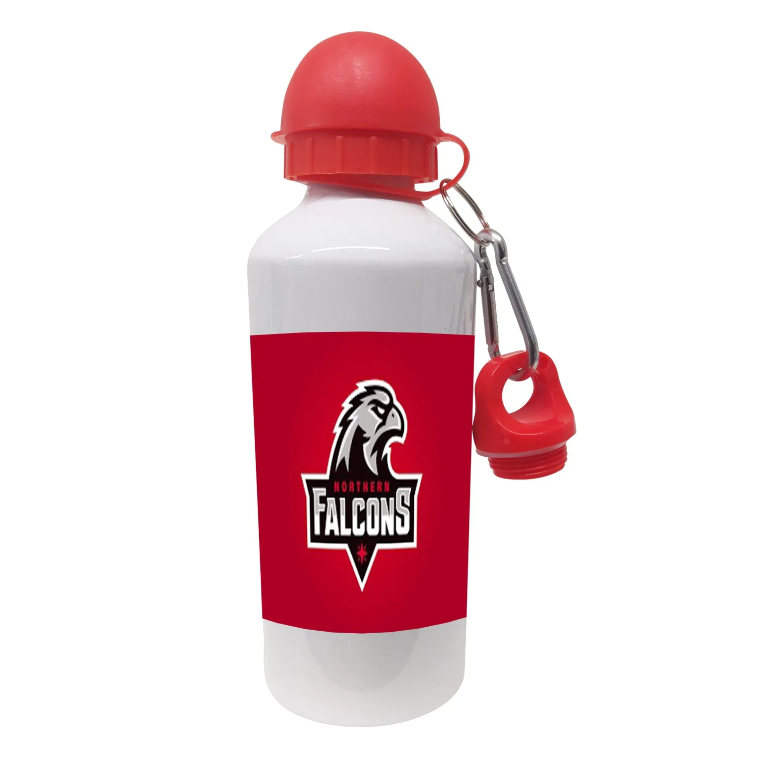 Personalised Red Kids Photo Water Bottle