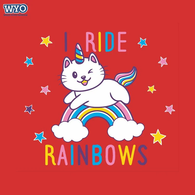 Ride Rainbows Kids T-Shirt