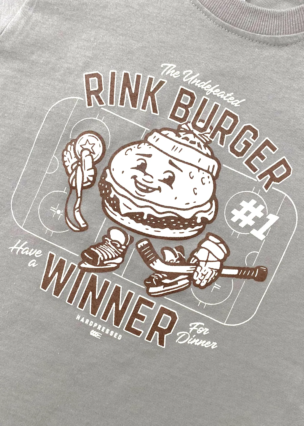 Rink Burger Tee | Blade/Steel | Kids