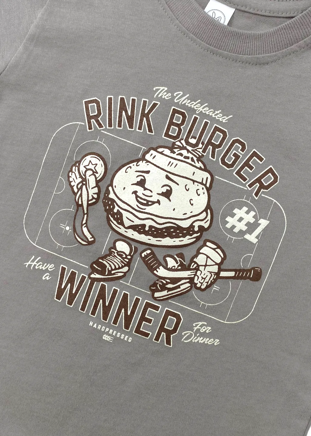 Rink Burger Tee | Blade/Steel | Kids