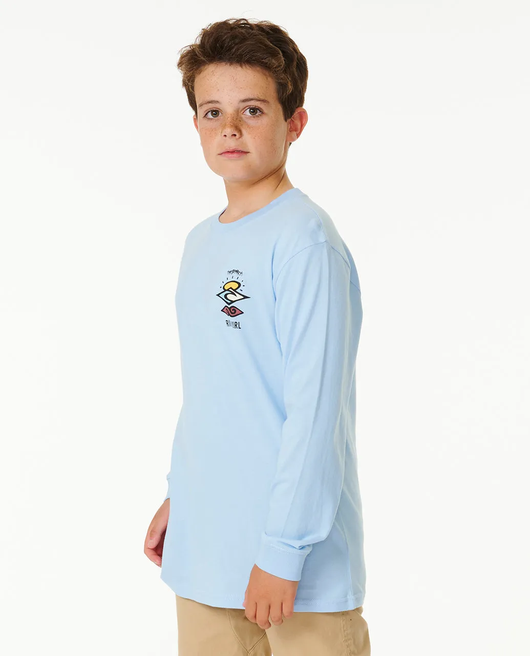 Rip Curl Kids Search Icon Long Sleeve T-Shirt