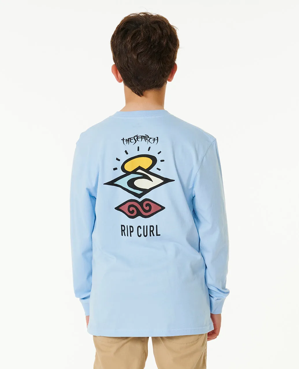 Rip Curl Kids Search Icon Long Sleeve T-Shirt