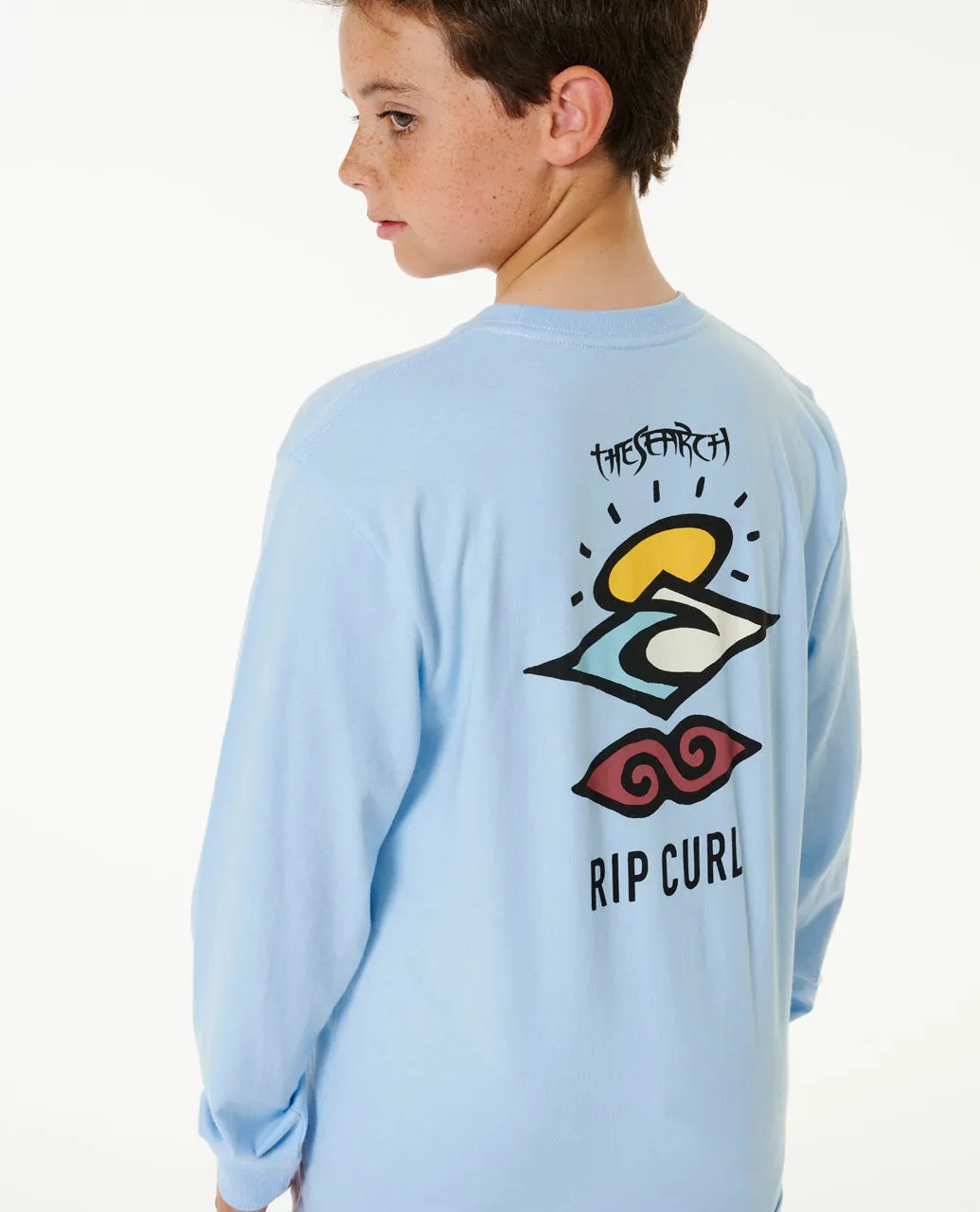 Rip Curl Kids Search Icon Long Sleeve T-Shirt