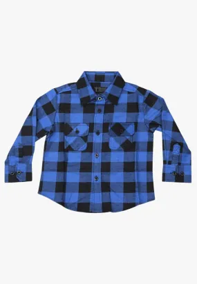 Ritemate Kids Open Front Flannelette Shirt RM123KOF