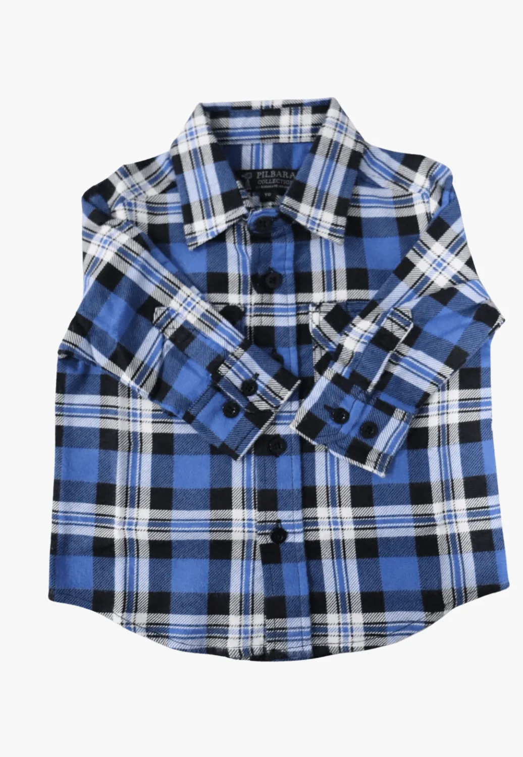 Ritemate Kids Open Front Flannelette Shirt