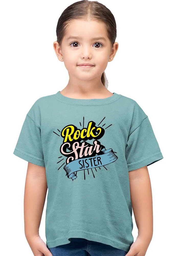 Rock Star Sister Kids T-Shirt