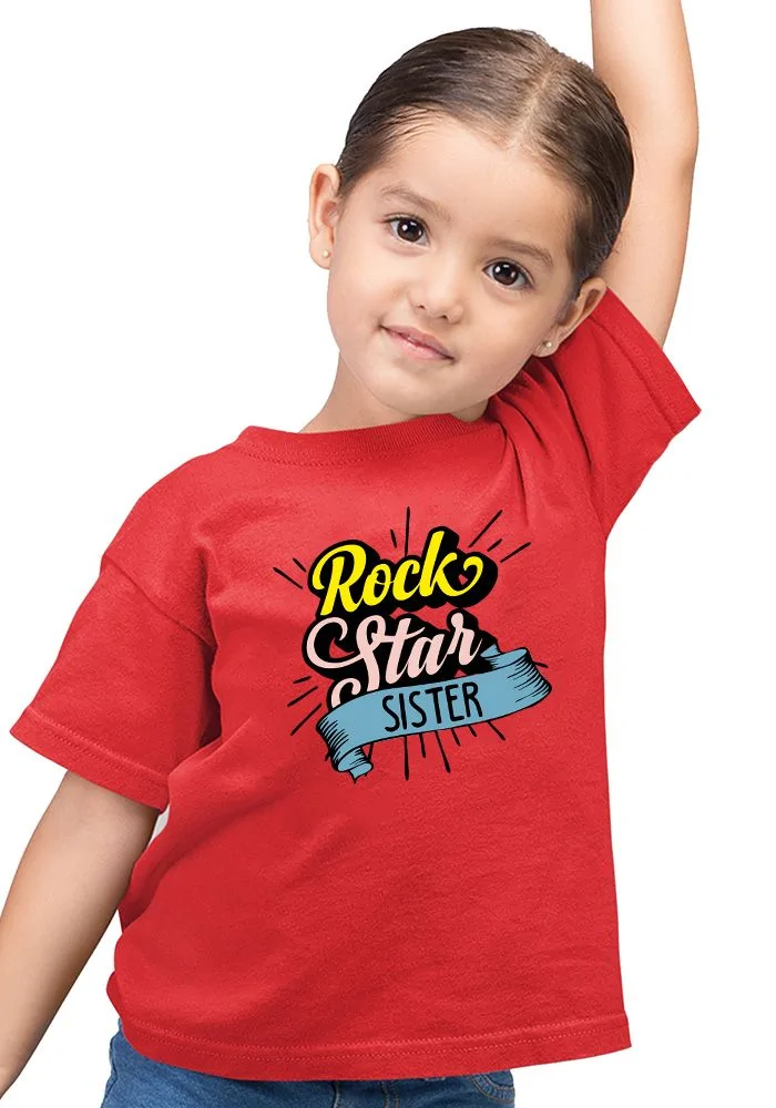 Rock Star Sister Kids T-Shirt