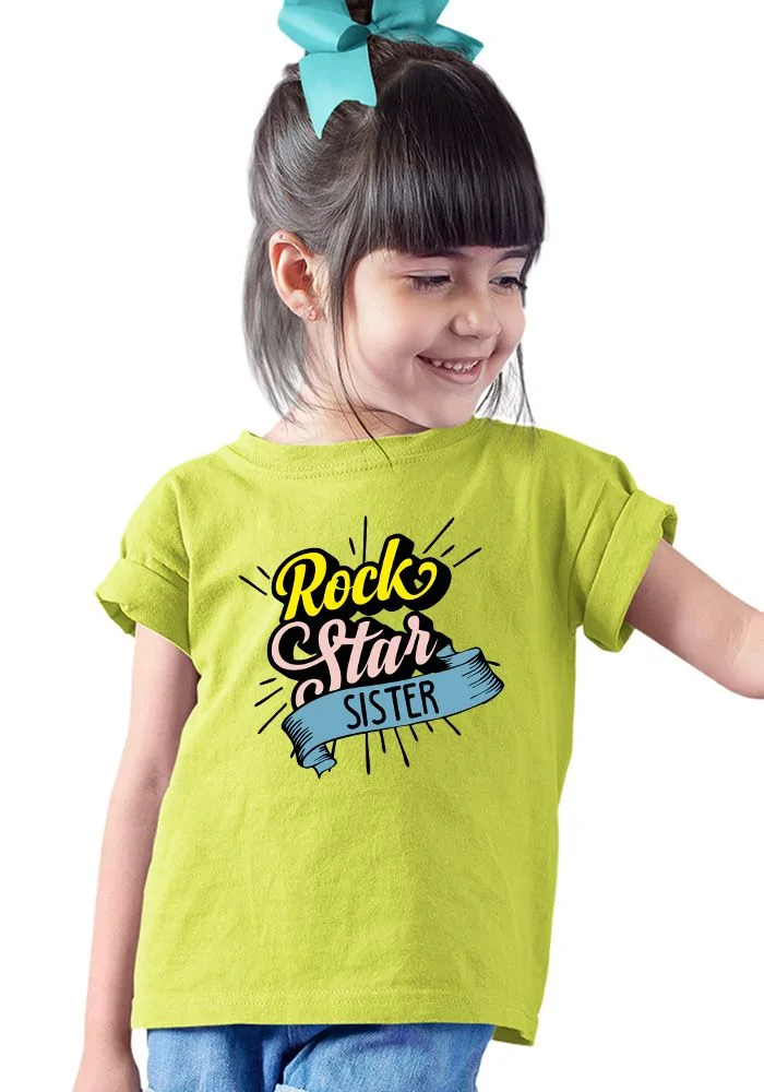 Rock Star Sister Kids T-Shirt