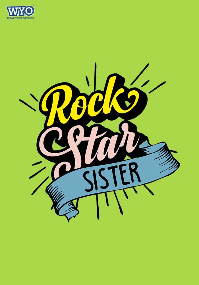 Rock Star Sister Kids T-Shirt