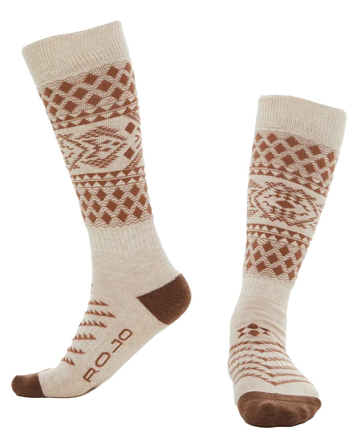 Rojo Tully Kids' Sock Oatmeal 2023 | Socks Kids | Snow Skiers Warehouse