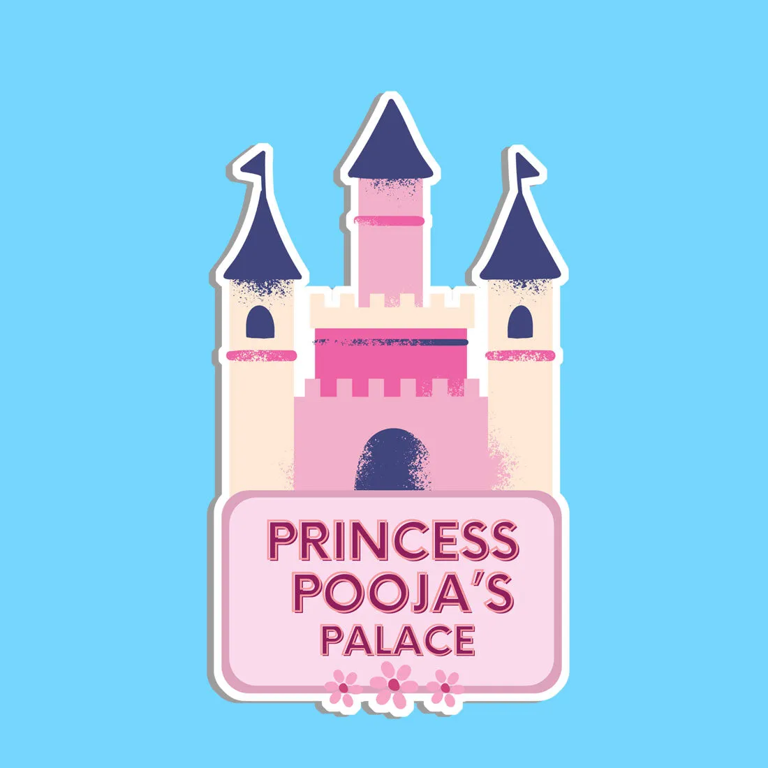 Room Name Sign For Girls Personaized  Kids Name Board- Princess