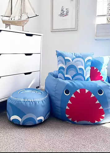 rucomfy Shark Kids Stool | Kaleidoscope