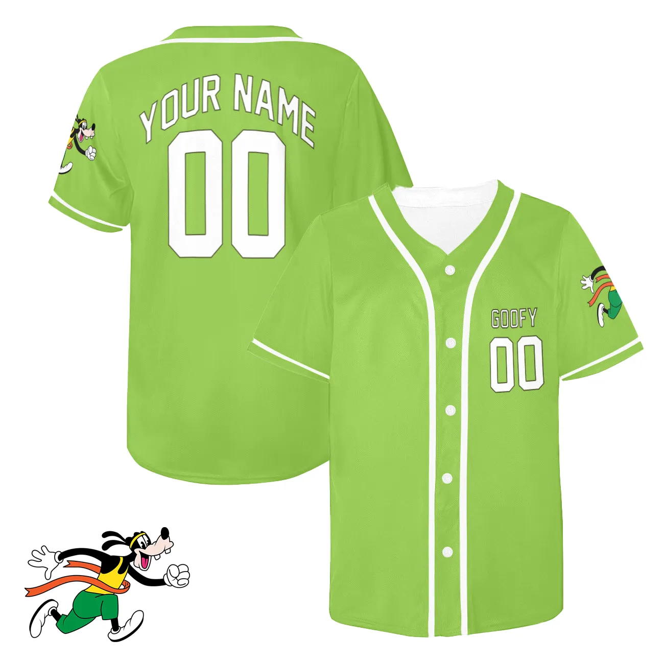 Running Goofy Customizable Jersey (Adults And Kids Sizes)