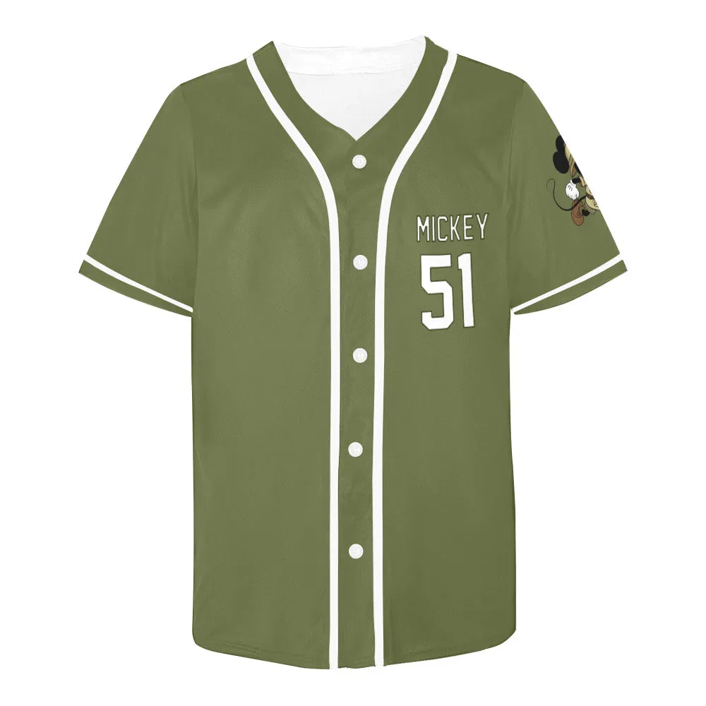 Running Safari Mickey Customizable Jersey (Adults And Kids Sizes)