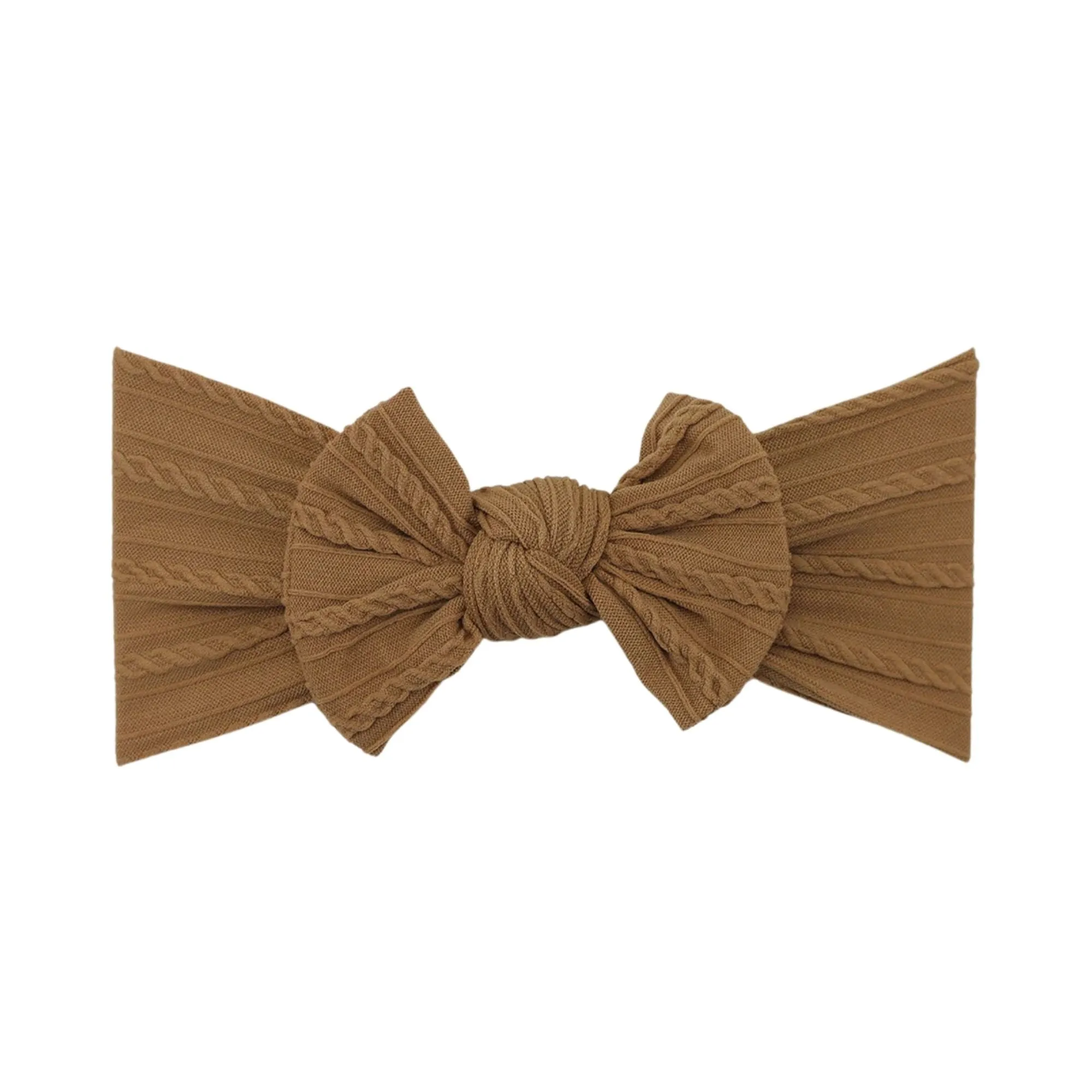 Baby Rust Top Knot Bow Headband