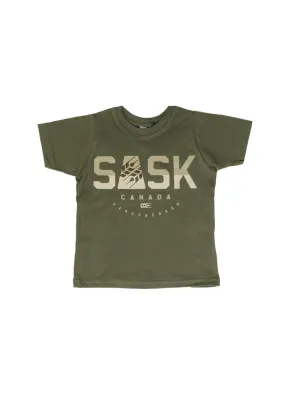 SASK Icon Two Tone Tee | Foliage | Kids