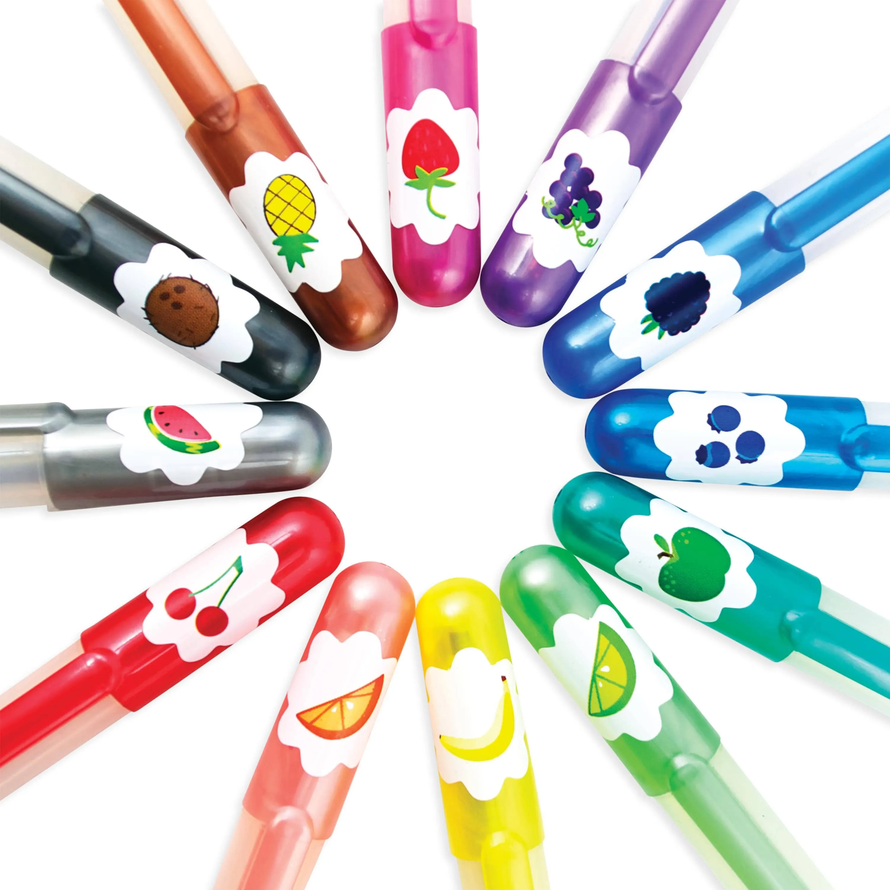 Fruity Scented Glitter Gel Pens by OOLY