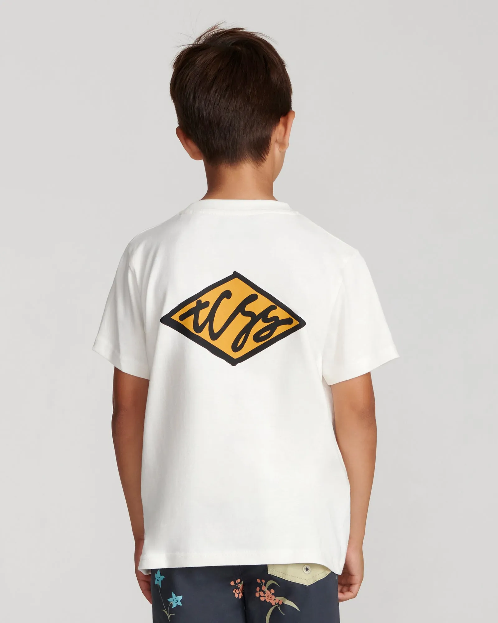 Scribble Kids Tee - Vintage White