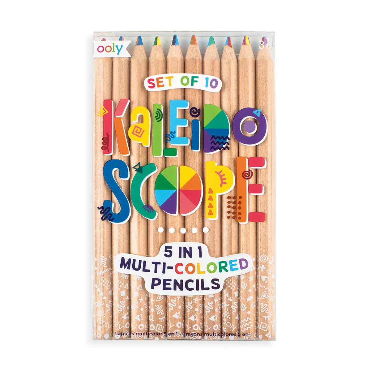 10-Piece Kaleidoscope Pencils Set