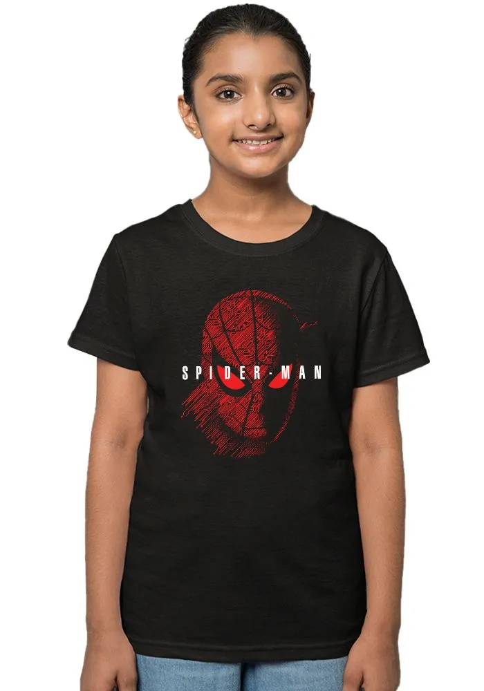 Shadows Spiderman Sr Kids T-Shirt