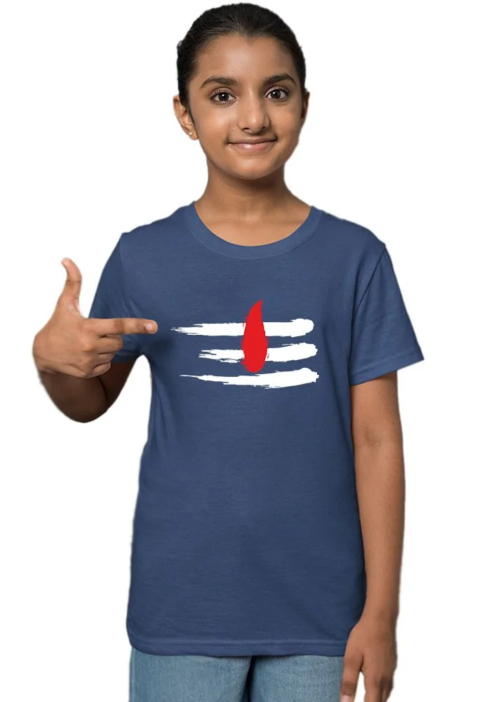 Shiva Tilak Sr Kids T-Shirt