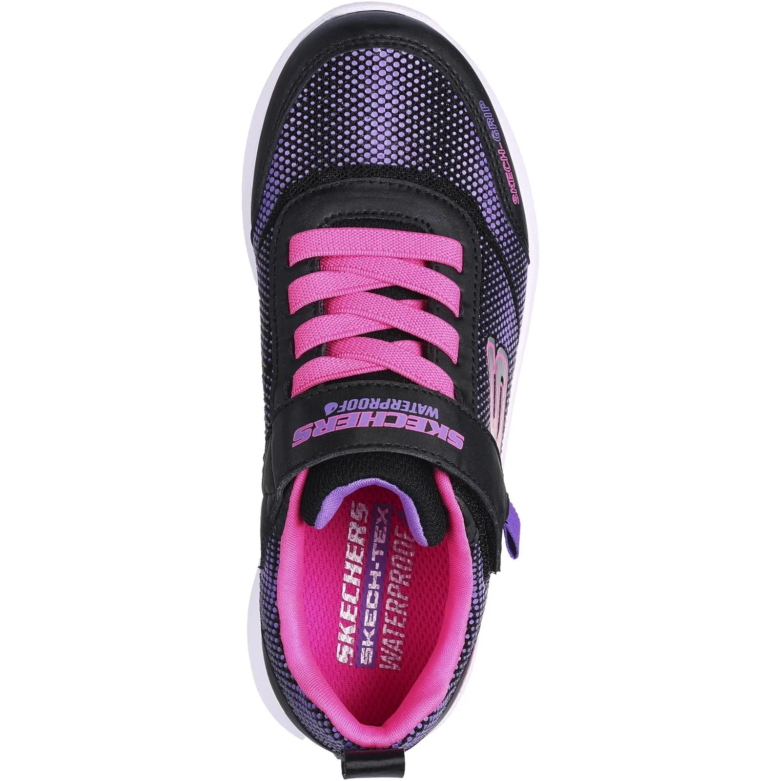 Skechers Kids Dynamic Tread Waterproof Stretch Lace Trainers