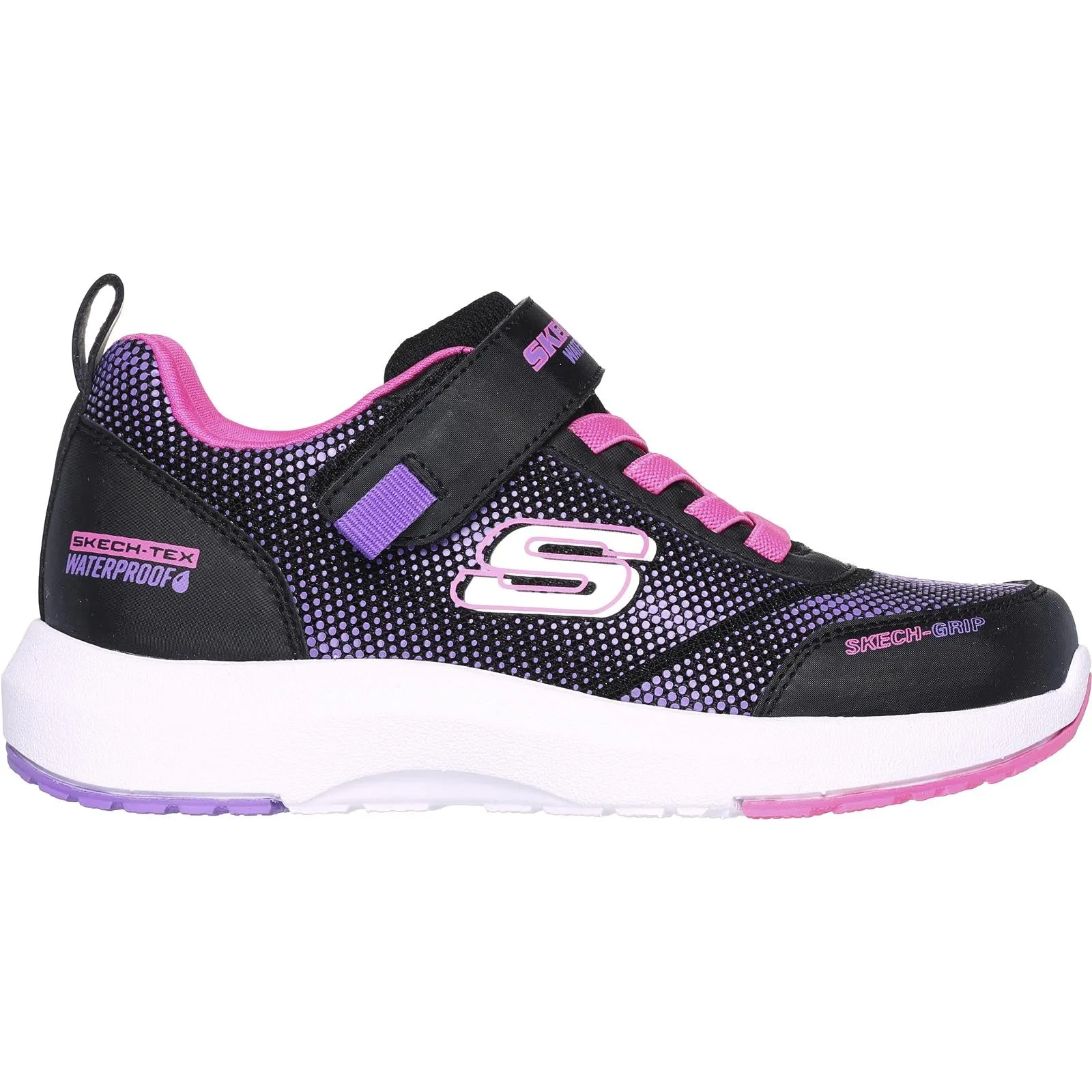 Skechers Kids Dynamic Tread Waterproof Stretch Lace Trainers